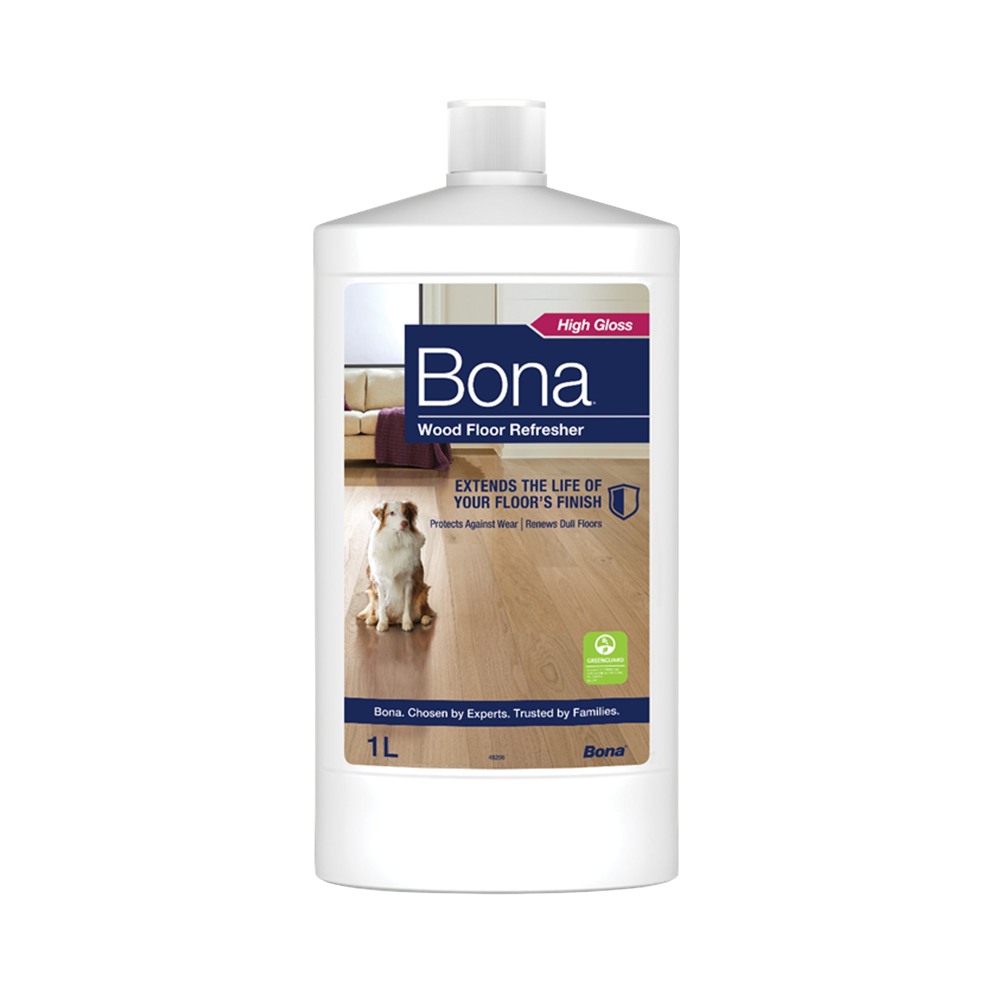 Bona Wood Floor Refresher 1L bottle on a white background
