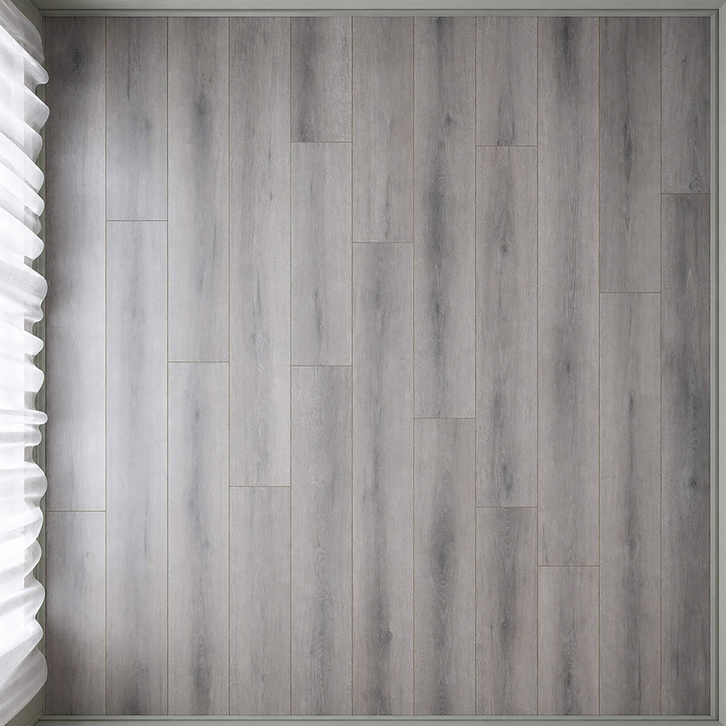 Elevated view of Harbour Oak Country laminate flooring.