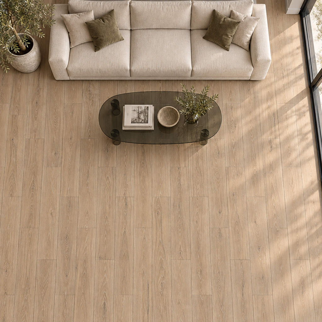 Light Smoked Oak Rigid LVT Flooring (Plank)
