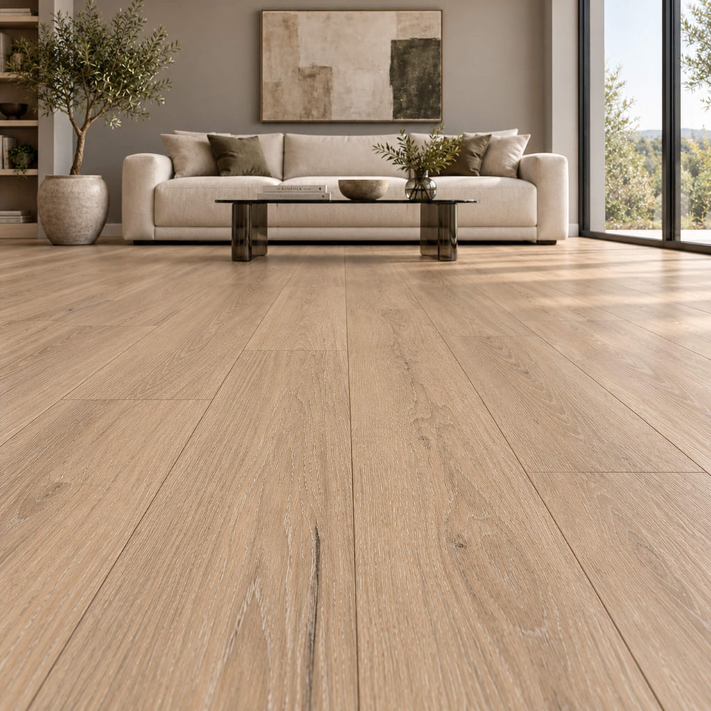 Light Smoked Oak Rigid LVT Flooring (Plank)