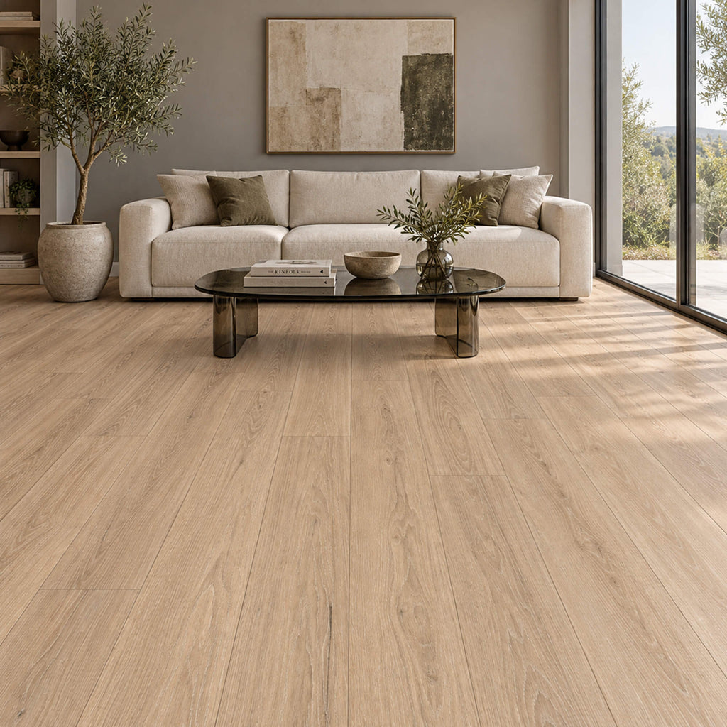 Light Smoked Oak Rigid LVT Flooring (Plank)
