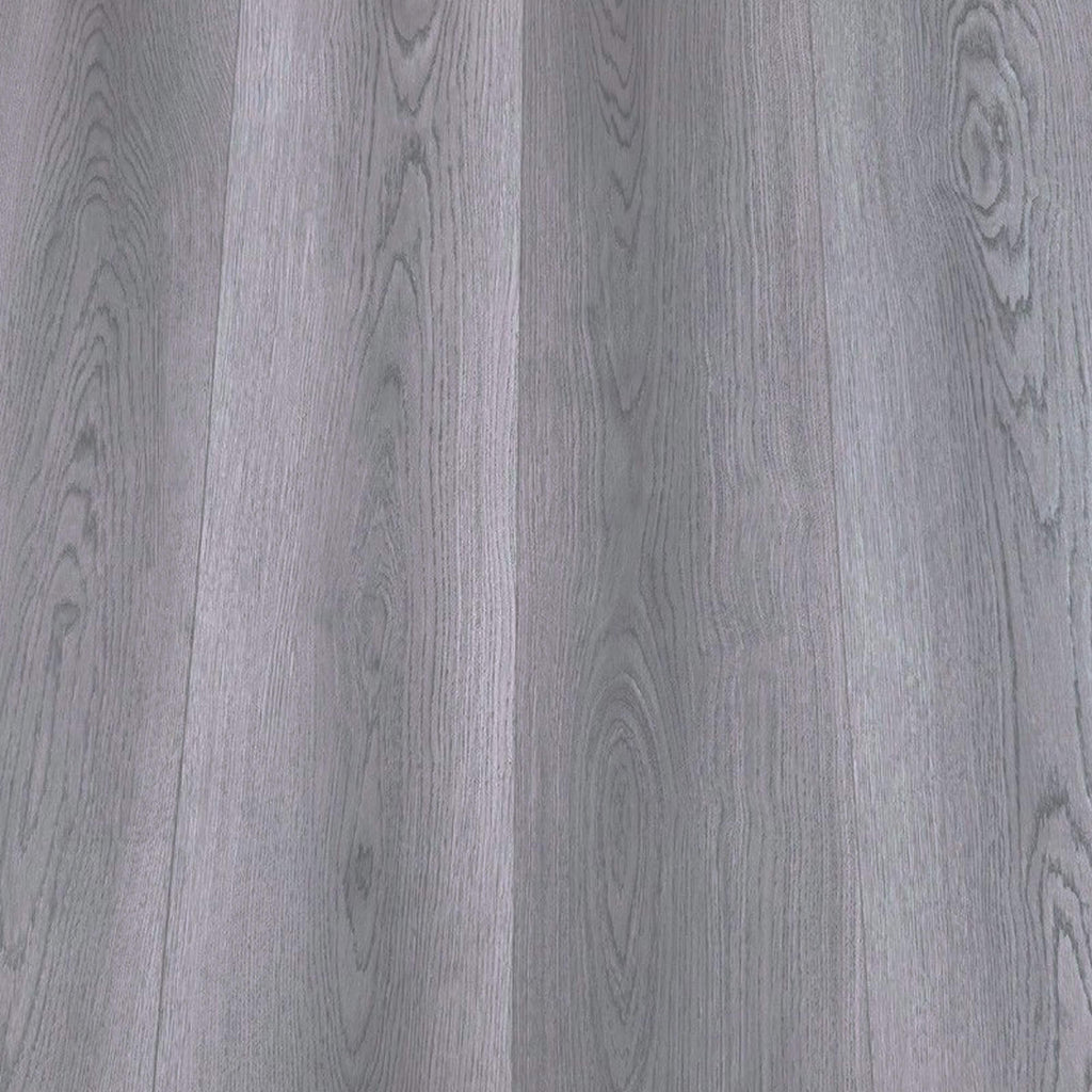 Close-up of Misty Grey Prestige Plus Laminate Flooring showing the grain and texture.