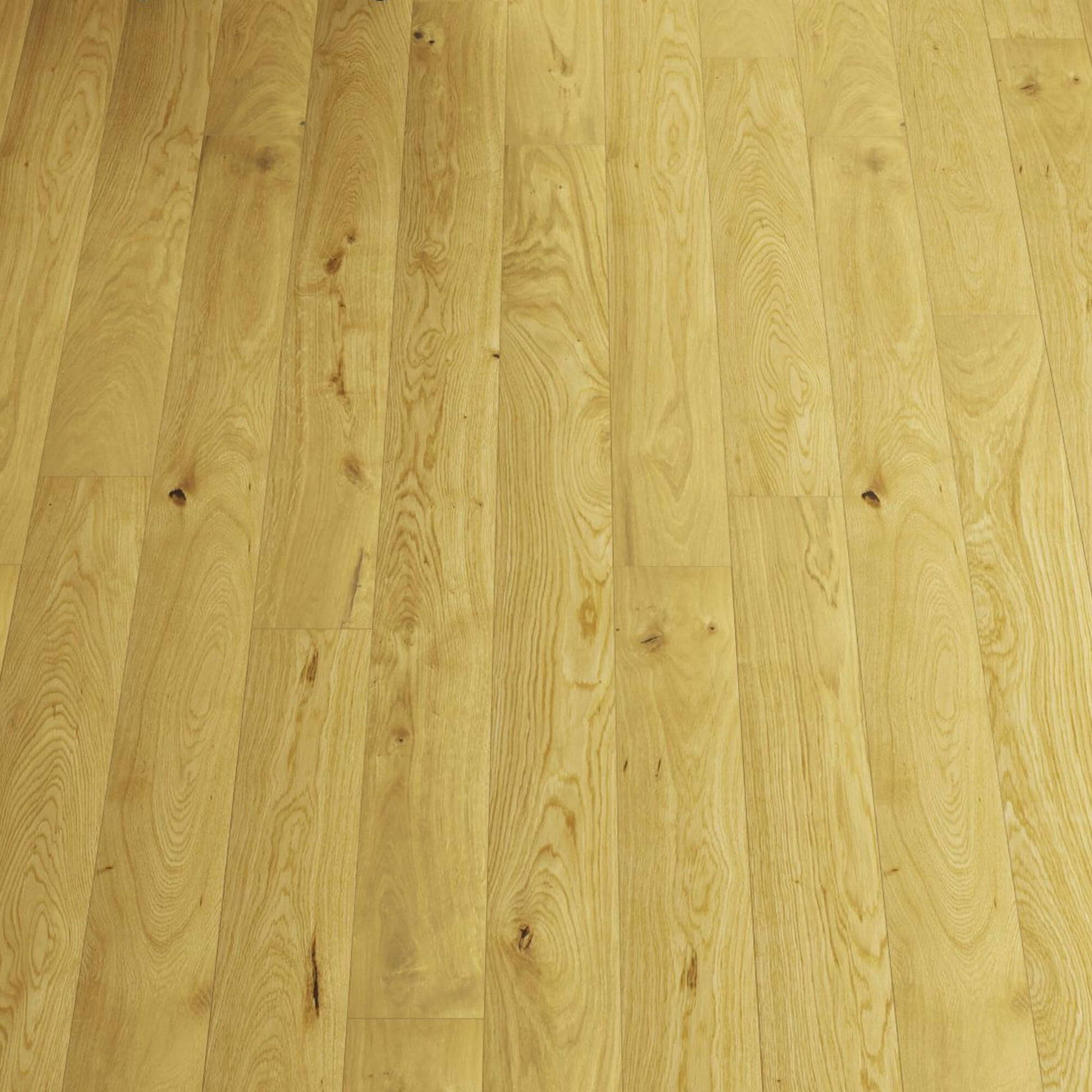 Close-up of Natural Oak UV Oiled 150mm Engineered Wood Flooring with visible grain and texture