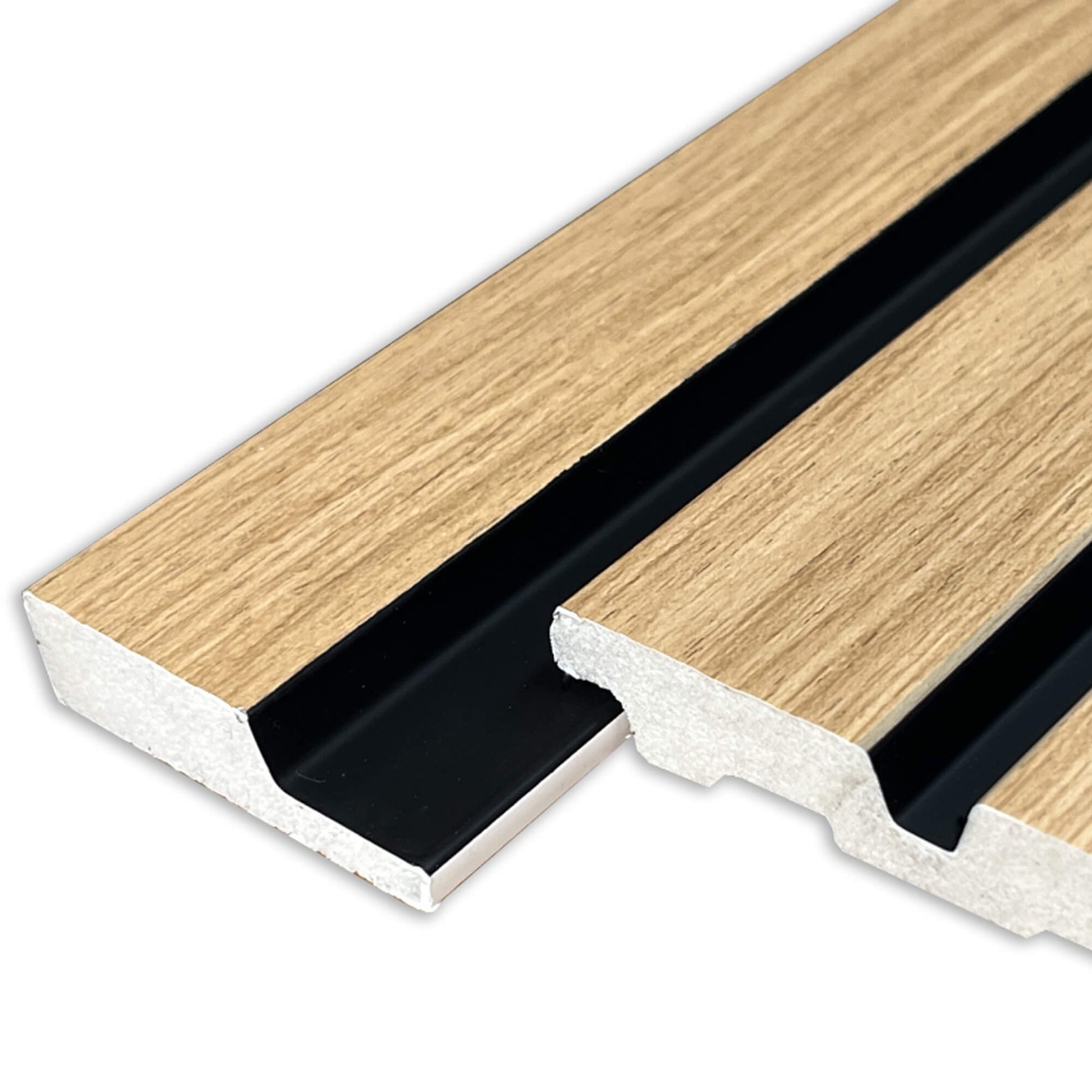 Oak Aqua Slatwall Right Trim