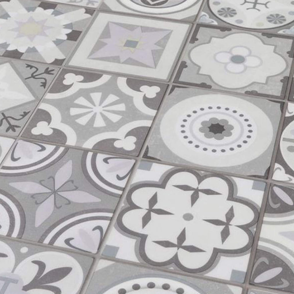 Close-up of a Renaissance Rigid LVT Tile Floor