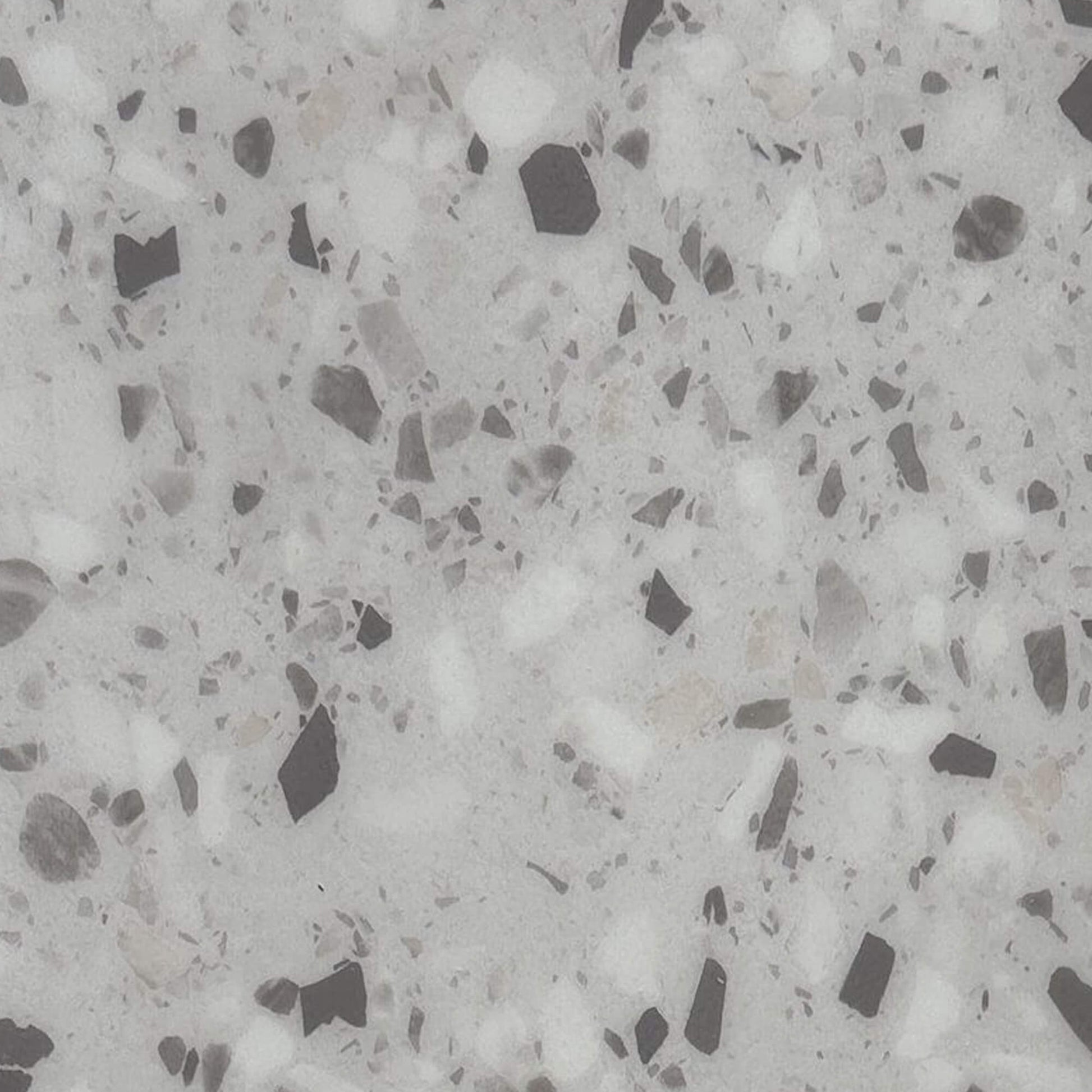 Close-up of a Verona Terrazzo Rigid LVT Floor Tile