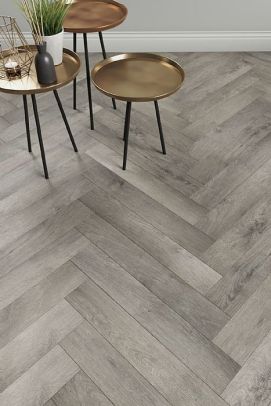 Castle Grey Herringbone